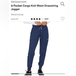 Med Couture Insight 6-Pocket Joggers